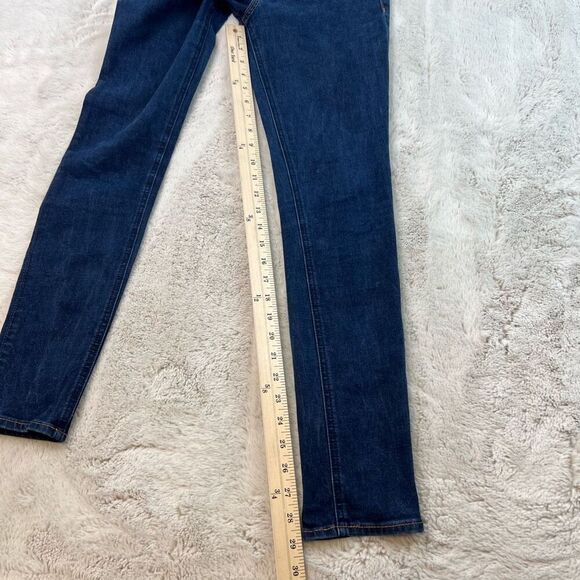 Abercrombie & Fitch Jegging Dark Wash Stretch Jeans Womens Size 26x29 Low Rise - Picture 8 of 9